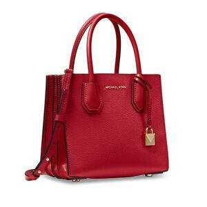 Michael Kors Mercer Pebble Leather Accordion Bag
